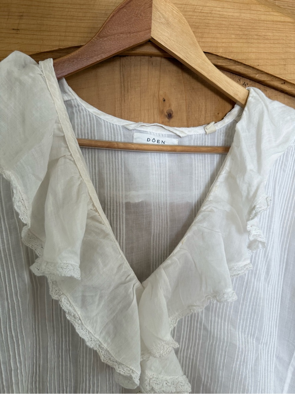 DÔEN
Piper Ruffled Minidress - Picture 6 of 7